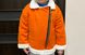 Демисезонная детская куртка-косуха утепленная_1613, 90, Мальчик, 38, 32, 35, 80 см, Трикотаж, Махра, Замер рукава - от ворота