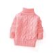 Дитячий светр-гольф, рожевий, 80, Дівчинка, 37, 30, 86 см, Акрил, Акрил, Без підкладки