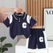 Трикотажный костюм с поло и шортами, 12253, 80 (80 см), Мальчик, 33, 30, 25, 80 см, Трикотаж