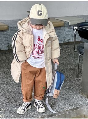 Детская куртка-пальто с капюшоном на 3-9 лет, 0049, 120 (116 см), Мальчик / Девочка, 61, 47, 47, 116 см, Полиэстер, Нейлон, Замер рукава - от ворота