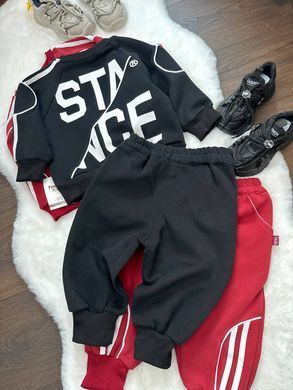 Спортивний костюм для мальчика, 0329, 80 (80 см), Хлопчик, 37, 33, 34, 45, 24, 80 см, Трикотаж, Замір рукава - від ворота