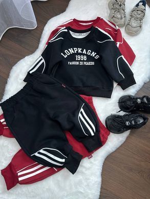 Спортивний костюм для мальчика, 0329, 80 (80 см), Хлопчик, 37, 33, 34, 45, 24, 80 см, Трикотаж, Замір рукава - від ворота