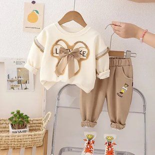Костюм для дівчинки Бант, 0389, 80 (80 см), Дівчинка, 34, 30, 33, 43, 23, 80 см, Трикотаж, Замір рукава - від ворота