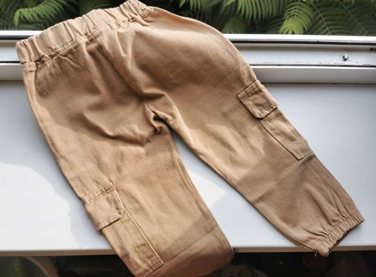Котоновые брюки - карго для мальчика, 3460, 120, Мальчик, 67, 43, 36, 110 см, Коттон