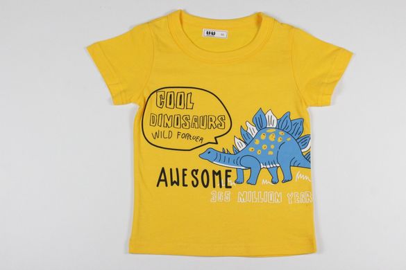 Детская футболка Динозавр_9004, 100, Мальчик, 40, 29, 92 см, Хлопок 95%