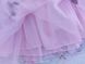 Платье в цветочки и бабочки с повязкой, 0241, 100, Девочка, 60, 30, 98 см, Атлас, фатин, Хлопок