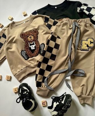 Спортивный костюм для мальчика, 0249, 90 (86 см), Мальчик, 38, 33, 33, 50, 30, 86 см, Хлопок 95%, Замер рукава - от ворота