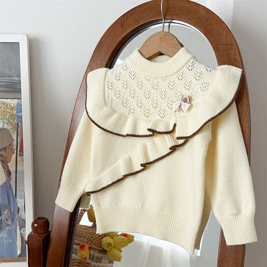 В'язаний костюм зі спідницею для дівчинки, 0168, 90 (92 см), Дівчинка, 35, 30, 36, 92 см, 25, Хлопок 80%, Замір рукава - від ворота