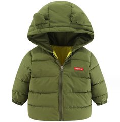 Дитяча куртка з капюшоном на синтепоні 1987, 90, Хлопчик, 41, 36, 32, 92 см, Поліестер, Нейлон