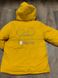 Тепла куртка-парка для дівчинки Міккі жовта, 92, Дівчинка, 46, 35, 27, 32, 92 см, Плащевка, Нейлон