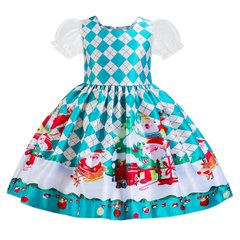 Новорічна сукня для дівчинки _1042, 100, Дівчинка, 60, 30, 92 см, Атлас, Бавовна