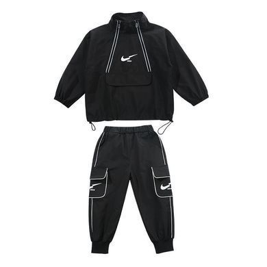 Спортивный костюм из плащевки для мальчика, 0660, 150 (134 см), Мальчик, 55, 46, 55, 80, 52, 134 см, Полиэстер, Без подкладки, Замер рукава - от ворота