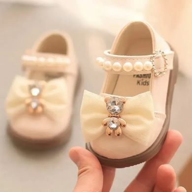 Праздничные туфли для девочки Мишка, 2171, 16, Эко-кожа, Эко-кожа, Девочка, 12, Стопа має бути менша за устілку на 0,5 см!