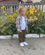 Костюм-трійка для хлопчика з штанями та сорочкою, 0074, 80, Хлопчик, 33, 35, 46, 46, 25, 86 см, Трикотаж; Коттон
