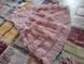 Мереживне плаття рюшами, рожеве 0007, 120, Дівчинка, 67, 31, 110 см, Кружево, Бавовна