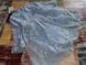 Блакитна ажурна сукня з довгими рукавами, 130, Дівчинка, 68, 32, 24, 37, 116 см, Кружево, Бавовна