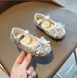 Блискучі туфлі в камінцях з бантиком_2101, 22, Эко-кожа, Эко-кожа, Дівчинка, 14, Стопа має бути менша за устілку на -1 см!