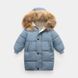 Дитяча куртка-пальто з капюшоном на 3-8 років, 0055, 100 (98 см), Хлопчик, 52, 38, 39, 98 см, Поліестер, Нейлон, Замір рукава - від ворота