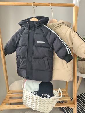 Детская куртка-пальто с капюшоном на 3-9 лет, 0050, 140 (134 см), Мальчик / Девочка, 70, 51, 56, 134 см, Полиэстер, Нейлон, Замер рукава - от ворота
