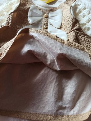 Сукня для дівчинки рожева, 0236, 80, Дівчинка, 39, 27, 26, 80 см, Трикотаж, Без підкладки