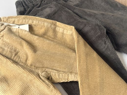 Вельветовые бежевые штаны для мальчика, 3617, 90, Мальчик, 53, 32, 92 см, Коттон