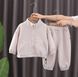 Теплый костюм для детей трикотаж на плюше, 0025, 110 (98 см), Мальчик / Девочка, 42, 42, 55, 34, 98 см, Трикотаж, Плюш, Замер рукава - от ворота