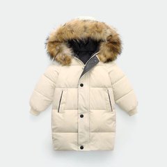 Детская куртка-пальто с капюшоном на 3-8 лет, 1968, 100, Мальчик / Девочка, 56, 39, 40, 98 см, Полиэстер, Нейлон, Замер рукава - от ворота
