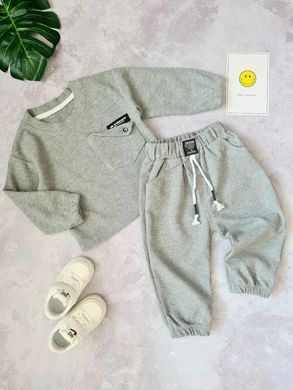 Детский спортивный костюм костюм, 0149, 90 (86 см), Мальчик, 33, 30, 27, 46, 23, 86 см, Трикотаж, Замер рукава - от ворота