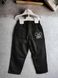 Чорные котоновые штаны для мальчика, 1208, 120, Мальчик, 62, 40, 36, 110 см, Коттон