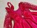 Святкова сукня з пов'язкою Шлейф, червона, 110, Дівчинка, 58, 28, 29, 98 см, Алталс, фатин, Бавовна, Щоб сукня була настільки пишною, як на фото - необхідний додатковий під'юбник.