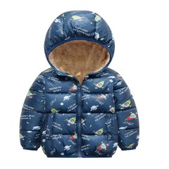Демісезонна куртка на хлопчика 86-122 см, синя Космос, 90, Хлопчик, 37, 31, 33, 86 см, Поліестер, Хутро