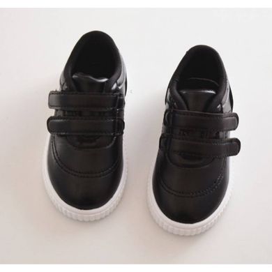 Черные кроссовки для мальчика, 2058, 27, Эко-кожа, Текстиль, Мальчик, 16.3, Стопа должна быть меньше стельки на 0,5-1 см!