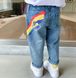 Детские джинсы с принтом, 3504, 90, Мальчик / Девочка, 52, 31, 32, 92 см, Джинс