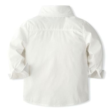 Костюм для хлопчика Сорочка, штани з підтяжками, 14017, 130 (116 см), Хлопчик, 46, 38, 40, 68, 45, 116 см, Бавовна 95%