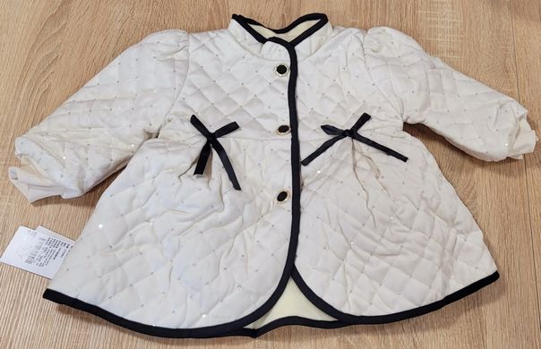 Утеплене пальто для дівчинки, 1783, 80, Дівчинка, 37, 32, 28, 80 см, Плащевка, Плюш
