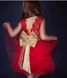 Святкова сукня для дівчинки Блискучий бант, червона, 120, Дівчинка, 66, 30, 23, 110 см, Щоб сукня була настільки пишною, як на фото - необхідний додатковий під'юбник.