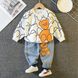 Детский костюм свитшот + джинсы, 0049, 80, Мальчик, 35, 29, 31, 27, 46, 46, 28, 86 см, Хлопок, джинс