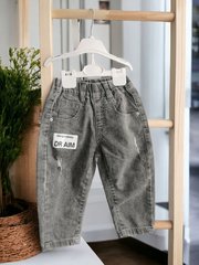 Серые джинсы для мальчика, 3554, 90, Мальчик, 46, 24, 31, 86 см, Джинс