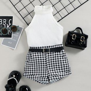 Літній костюм для дівчинки з шортами 12325, 90 (86 см), Дівчинка, 30, 24, 24, 86 см, Трикотаж