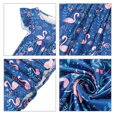 Летнее платье для девочки Фламинго, 90, Девочка, 48, 23, 86 см, Дайвинг