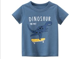 Дитяча футболка Динозавр_9003, 90, Хлопчик, 38, 27, 86 см, Бавовна 95%