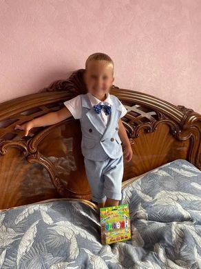 Нарядный костюм с шортами для мальчика, 12040, 80 (86 см), Мальчик, 36, 27, 34, 86 см, Хлопок 95%