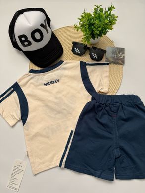 Летний костюм с шортами для мальчика, 12201, 80 (80 см), Мальчик, 35, 30, 29, 80 см, Трикотаж