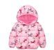 Дитяча куртка на синтепоні Звірята, 90 (92 см), Дівчинка, 39, 34, 34, 92 см, Поліестер, Нейлон
