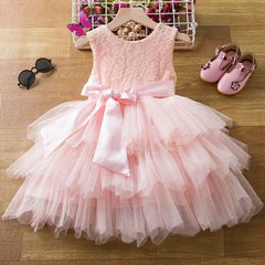 Пишна рожева сукня для дівчинки, 7052, 90, Дівчинка, 55, 27, 92 см, Фатин