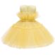 Пишна сукня-хмарка для дівчинки, жовта, 80, Дівчинка, 50, 25, 86 см, Алталс, фатин, Бавовна