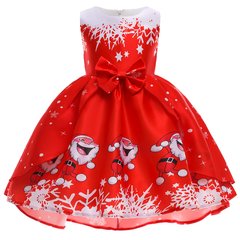 Новорічна сукня для дівчинки _1045, 110, Дівчинка, 62, 30, 98 см, Атлас, Бавовна