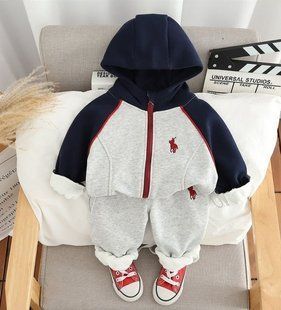 Спортивний костюм з кофтою на блискавці для хлопчика, 0333, 110 (104 см), Хлопчик, 44, 40, 45, 60, 35, 104 см, Трикотаж, Замір рукава - від ворота