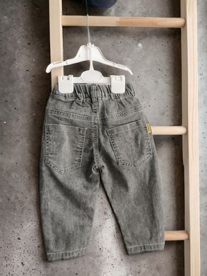 Сірі джинси для хлопчика, 3554, 130, Хлопчик, 59, 35, 35, 104 см, Джинс