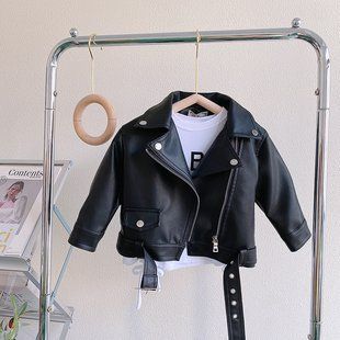 Куртка-косуха з еко-шкіри, 0032, 90 (92 см), Хлопчик / Дівчинка, 33, 30, 36, 92 см, Еко - шкіра, Нейлон, Замір рукава - від ворота